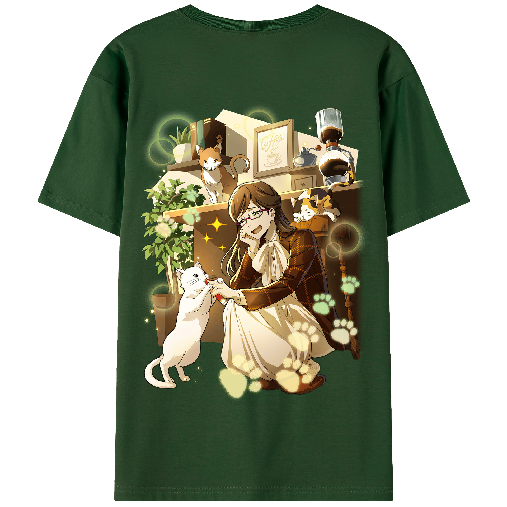 （画像用） 文豪ストレイドッグス Bungo Stray Dogs 綿100％半袖Tシャツ（背面プリント）